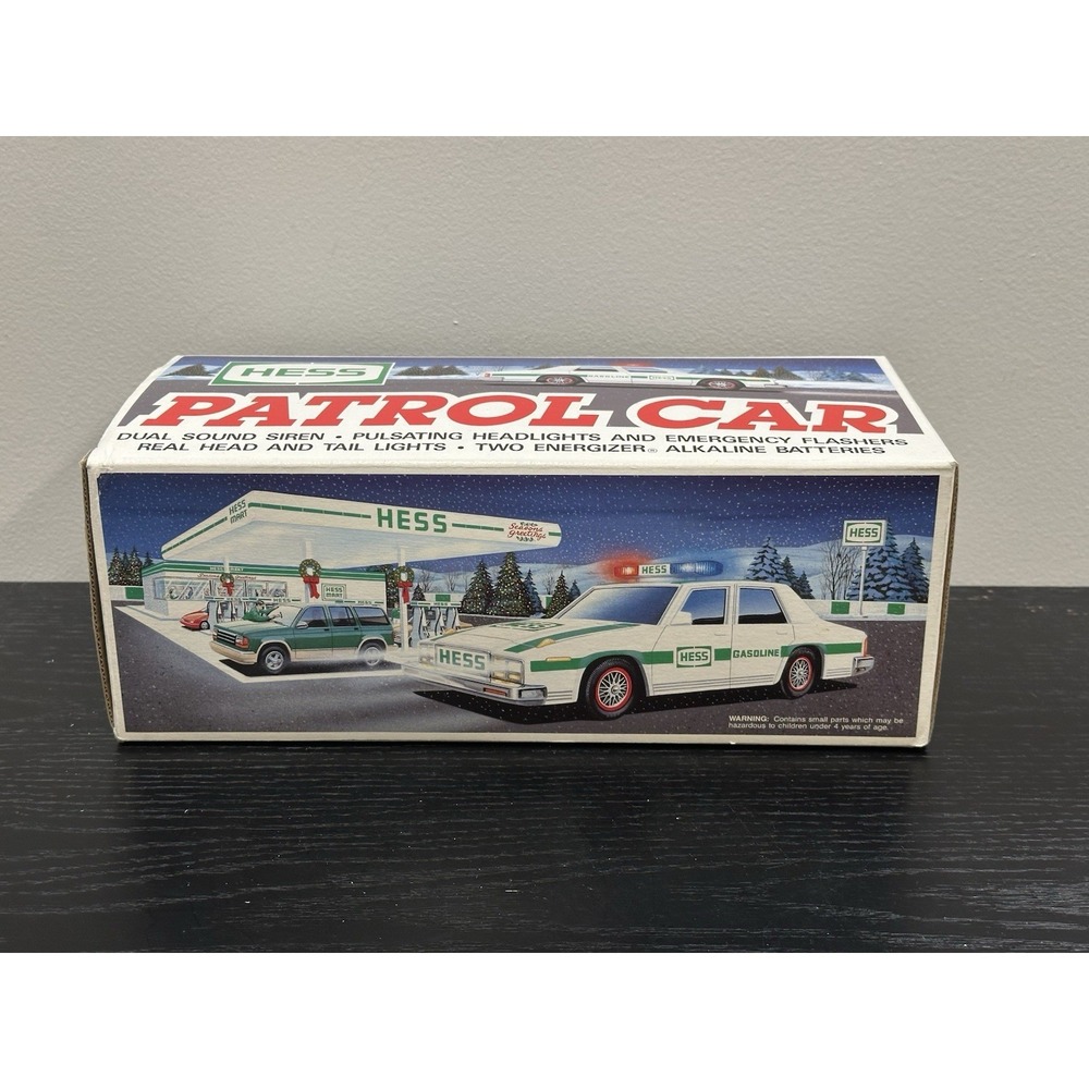 1993 Hess Truck Patrol Car New in Original Box (Marks On Box)
